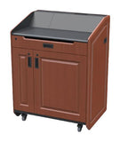 Wide Multimedia Lectern with Pocket Door