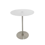 Podiumstop Stainless Steel Arc Frosted Acrylic Lectern & Table