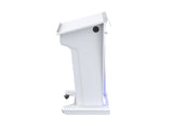 Modern Wood and Acrylic Lectern with LED Lights