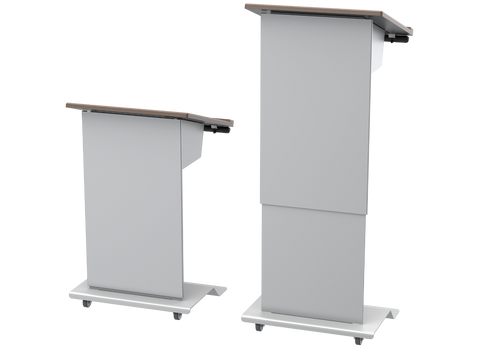 Compact Height Adjustable Lectern – PodiumStop
