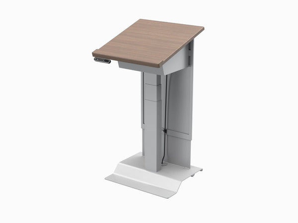 Compact Height Adjustable Lectern – PodiumStop