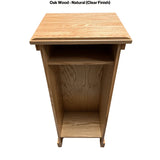 Full Pedestal Assistant Oak Lectern