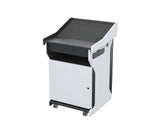 Mobile Presentation Lectern with Pullout Shelf