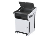 Mobile Presentation Lectern with Pullout Shelf