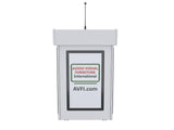 Digital Mobile Presentation High Tech Podium with Monitor and Touch PC
