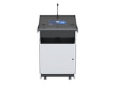 Digital Mobile Presentation High Tech Podium with Monitor and Touch PC