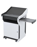 Mobile Presentation Lectern with Pullout Shelf
