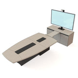 T3600 Modular Video Conference Table (T3 Package) Seats 8 - PodiumStop