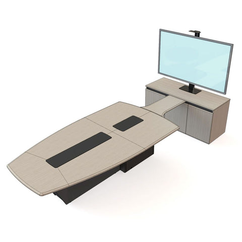 T3600 Modular Video Conference Table (T3 Package) Seats 8 - PodiumStop