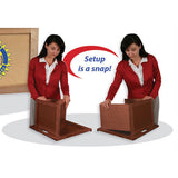 Folding Travel-Lite Tabletop Lectern - Amplivox W242 - Buy Online at PodiumStop.com