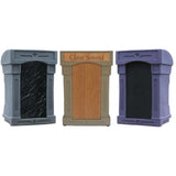 Replacement Front Inserts & Custom Logos for Accent Lecterns - Buy Online at PodiumStop.com