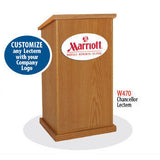 Chancellor Solid Wooden Lectern - Wireless Sound Amplivox SW470 - Buy Online at PodiumStop.com