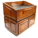 The Ambassador Multimedia Lectern in Cherry - by Executive Wood - Buy Online at PodiumStop.com