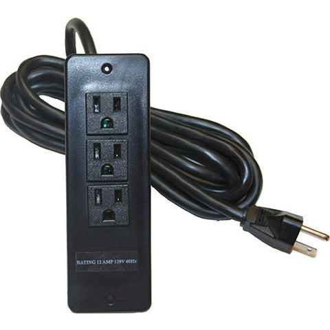 AVFI SF-PB3 - Surface Mounted 3-outlet 120V Power bar - Buy Online at PodiumStop.com