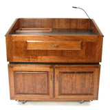 The Ambassador Multimedia Lectern in Cherry - by Executive Wood - Buy Online at PodiumStop.com