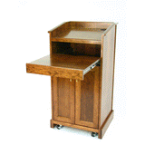 Executive Wood - Collegiate Lectern in Cherry - Buy Online at PodiumStop.com