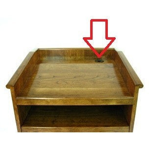 Grommet Hole for Executive Wood Products - Buy Online at PodiumStop.com