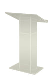 Large "Wing" Style Acrylic Lectern with Shelf - Amplivox SN3055