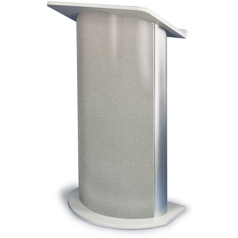 Contemporary Non-Sound Curved Panel Lectern by Amplivox - Buy Online at PodiumStop.com