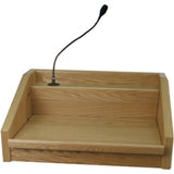 Victoria Wooden Tabletop Lectern - Wireless Sound Amplivox SW3025 - Buy Online at PodiumStop.com