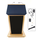 Patriot Plus Solid Hardwood Podium with Wireless Sound by Amplivox - Buy Online at PodiumStop.com