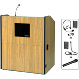 Multimedia Smart Podium with Internal Speaker and Wireless Mic - Buy Online at PodiumStop.com