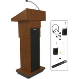 Executive Adjustable Height Column Lectern with Wireless Sound - Buy Online at PodiumStop.com