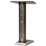Wooden Anodized Aluminum Lectern - Claridge Products 348 - Buy Online at PodiumStop.com