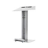 Y55 Lectern Customizable with Mic, Lamp, Wheels & More