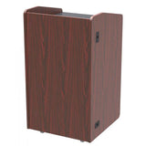 Open Lectern with Shelves & Casters - AVFI LE3060